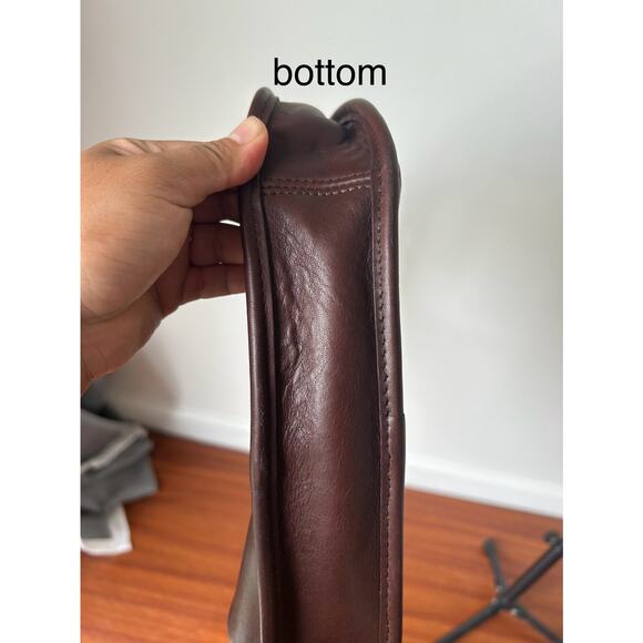 Vintage Y2K 90s Coach Shoulder Bag 9025 Ergo Zip Mahogany Brown No HangTag 1998 - Picture 10 of 16